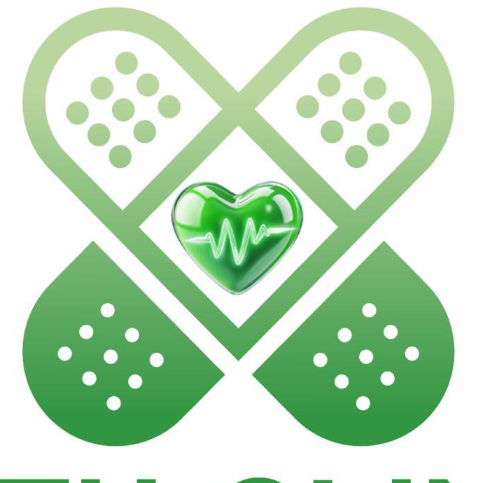 Path-Clinic crossed bandages and heart logo